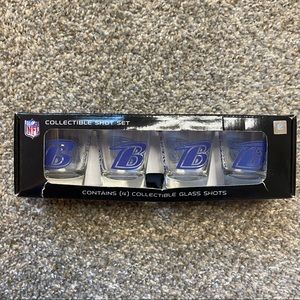 Baltimore Ravens NWT Shot Glass Set